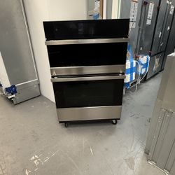 JennAir Noir  JMW3430LM 30 Inch Combination Electric Wall Oven with 5 Cu. Ft. Oven Capacity, 1.4 Cu. Ft. Microwave Capacity, 7 Inch LCD Display, Cinem