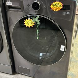 LG 5.0 cu. ft. Mega Capacity Smart Front Load Electric All-in-One Washer Dryer Combo 