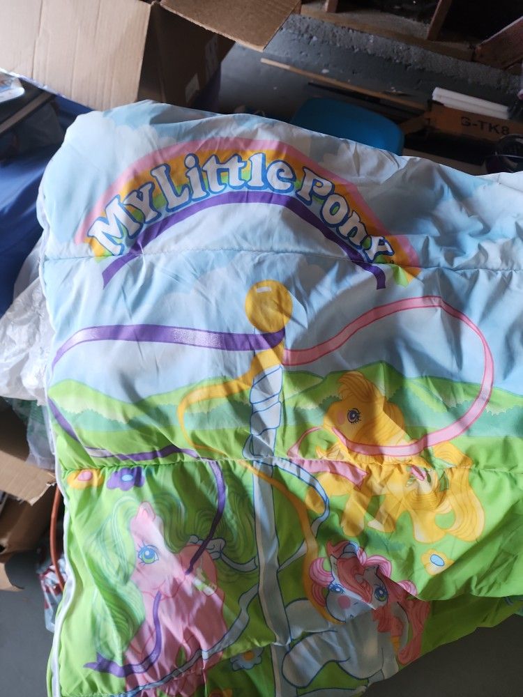Vintage 1983 My Little Pony Sleeping Bag