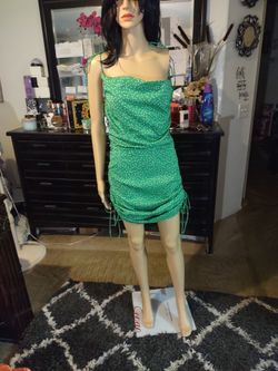 Green Spot Dress