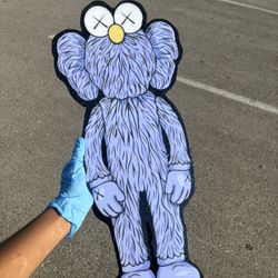 Purple Kaws Glitter Hypebeast Resin Wall Art 