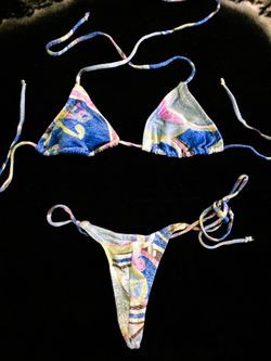 Brand New! Designer Sparkling String Bikini