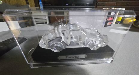 Crystal Porsche Paperwieght