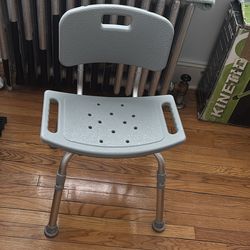 Free bathroom, shower chair for disabled or injured