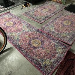 Victorian Rugs 3 Pieces