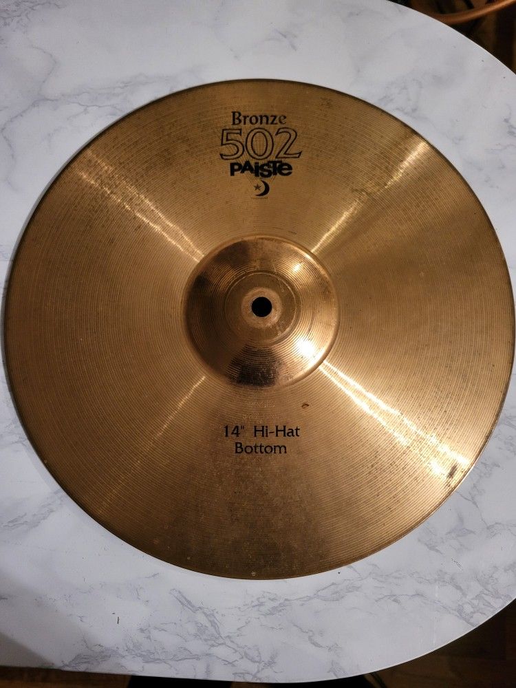 Paiste 502 Bronze Hi-hat Bottom Cymbal