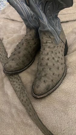 Ostrich boots