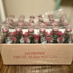 Case Of Original 8 Oz Dublin Dr Pepper Bottles With Imperial Pure Cane Sugar