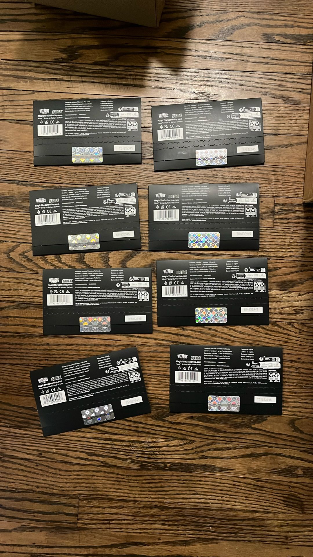 SONIC X SECRET LAIRS Magic The Gathering  RAINBOW FOIL 