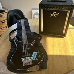 Ibanez Bass And Peavy Amp