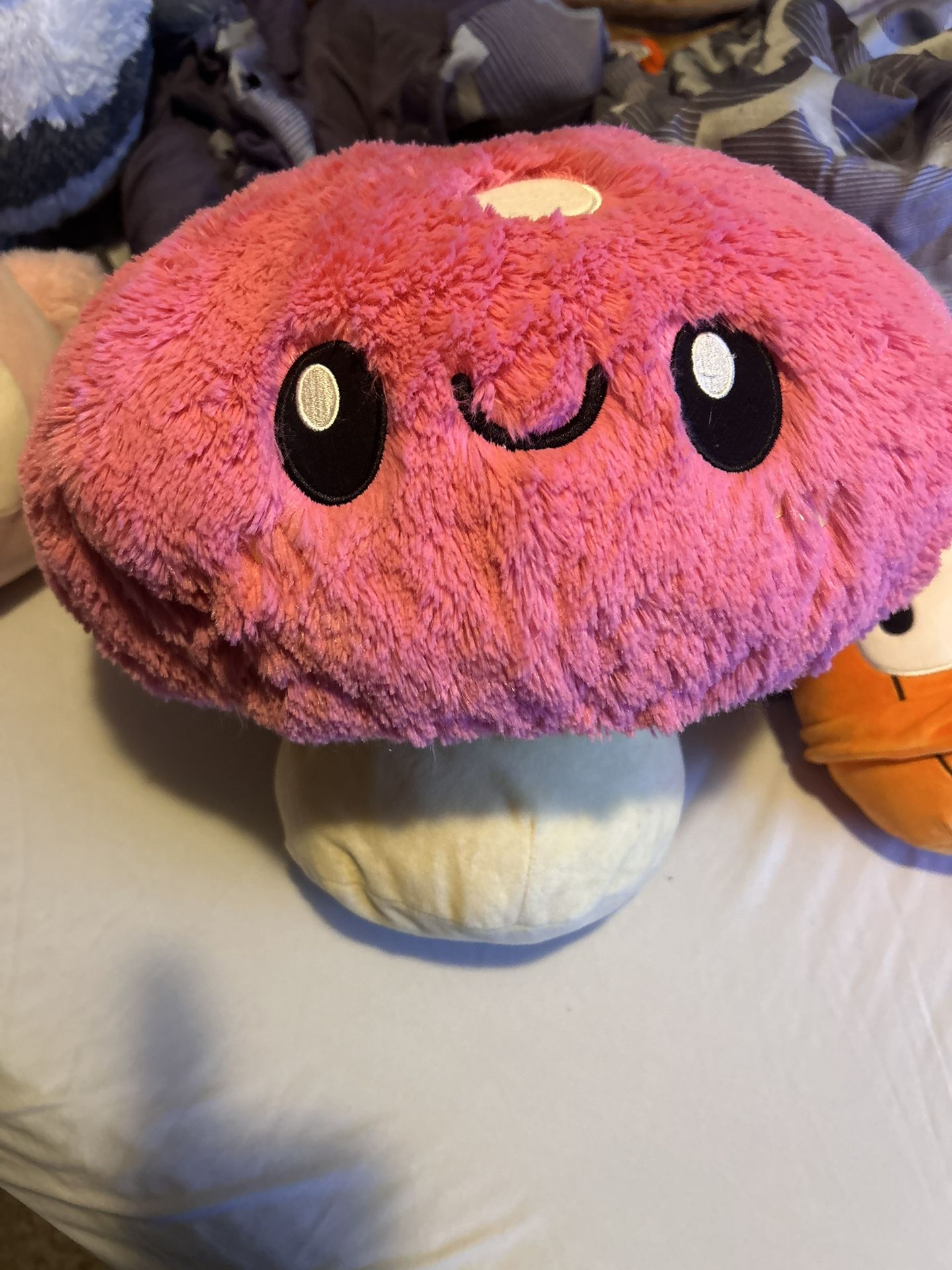 kawaii pink mushroom