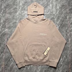 🔥 FEAR OF GOD ESSENTIALS HOODIE – DESERT TAUPE – SIZE XXL (NEW)