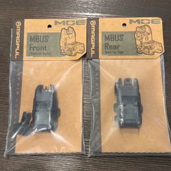 MÄ…gpul Flip Up Back Up Sight Front / Rear Sights NEW
