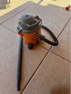 Ridgid 12-Gallon Shop Vac (5.0 HP) - Missing One Wheel