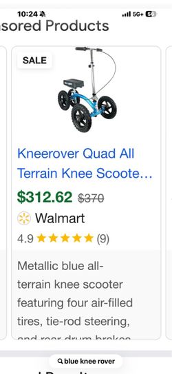 Kneerover Quad All Terrain Knee Scooter