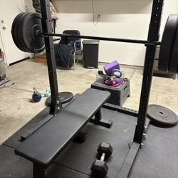 Rouge Squat Rack and Bench