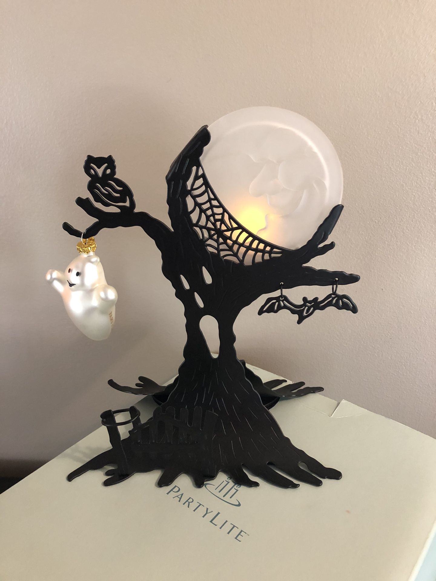 Ghostly Tree Tea Light Holder