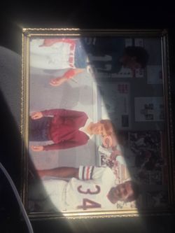 Picture of Walter Payton, Dan Marino, and Payton Manning