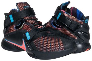 Nike LeBron Soldier IX 9 OKC Black Orange Blue Men's Size 10.5 OG Box 749417-084
