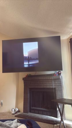 85 in Samsung qled smart tv and Sony subwoofer with rear speakers