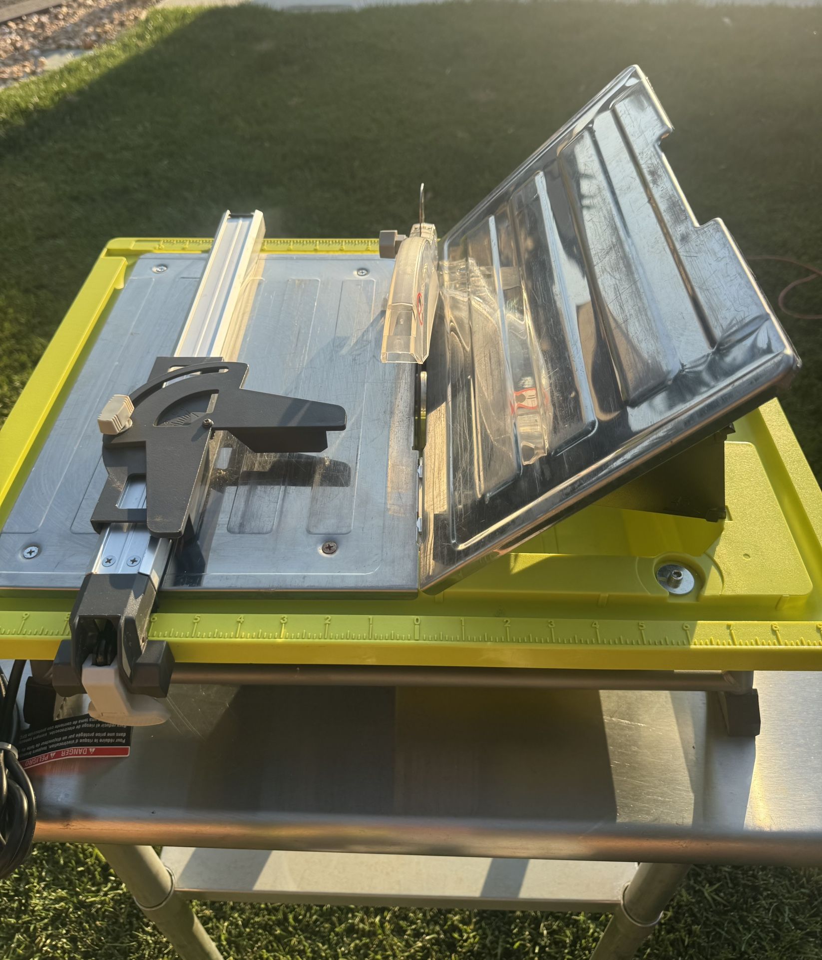 RYOBI 4.8 -Amps 7 in. Blade Corded Tabletop Wet Tile Saw