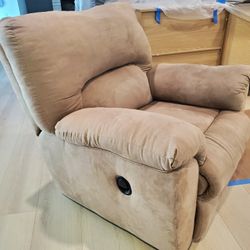 Fabric Rocker Recliner Chair