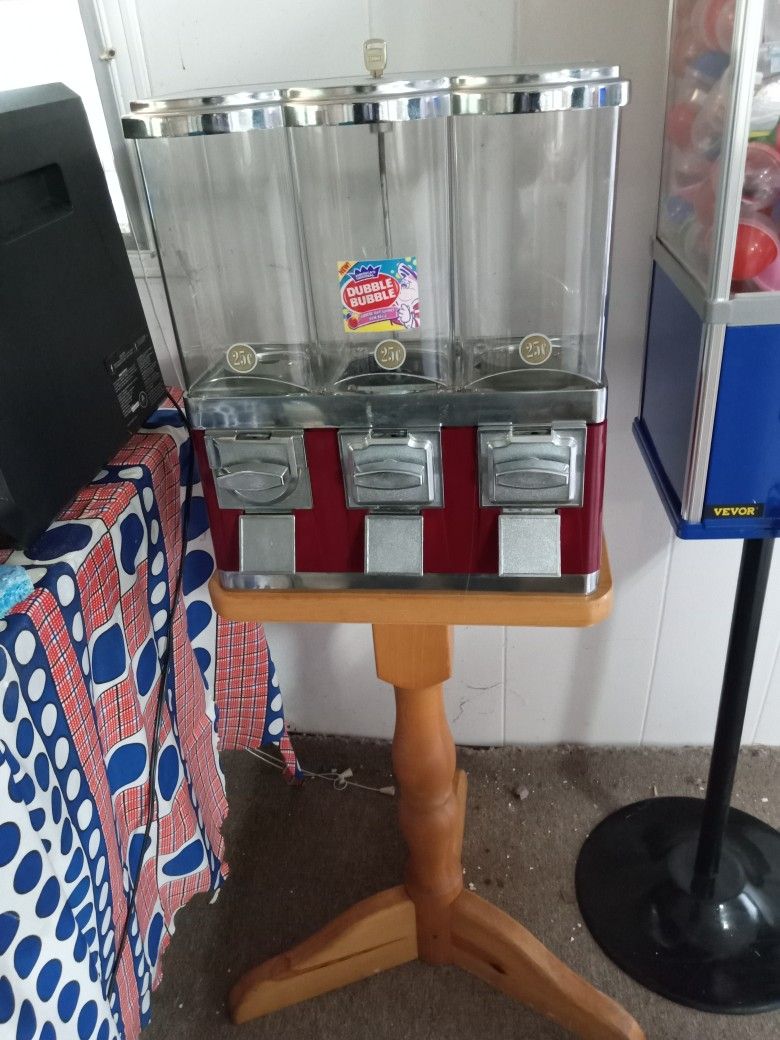 Tripple Head Candy Machine With Stand Make Money 175