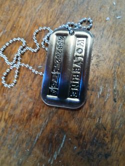 Marvels Wolverine Logans Dog tags