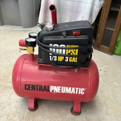 Central Pneumatic Compressor 3 Gallons 
