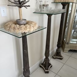 3 Tall Candle Holders 