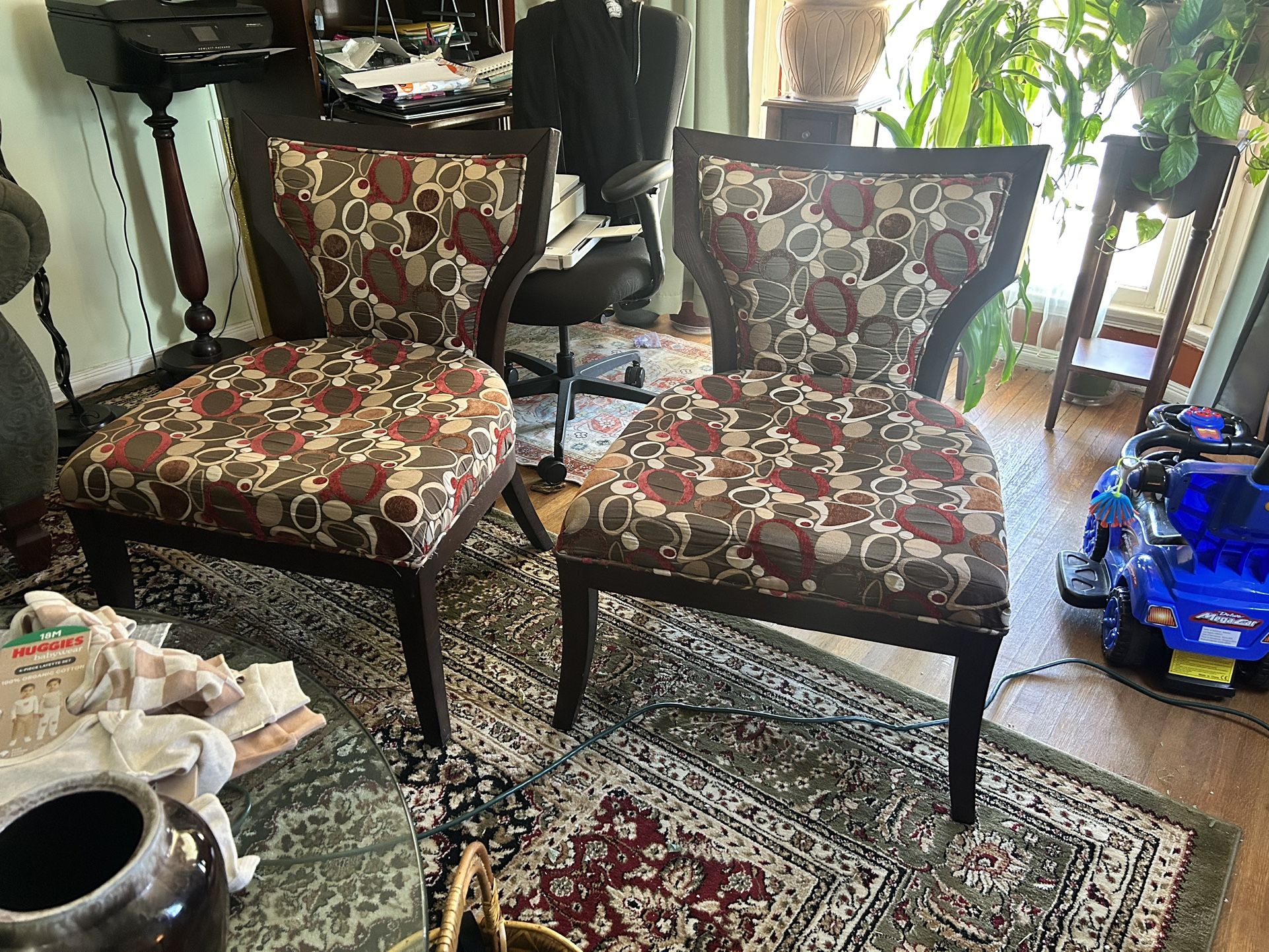 Two Wooden Chairs