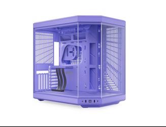 HYTE Y70 Mid-Tower ATX Gaming PC Case in the Taro Milk