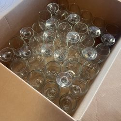 Glass Goblet Cups 