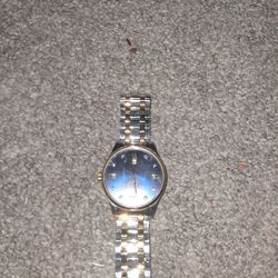 Silver And Gold Watch 