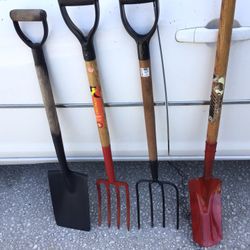 Clean Garden or Construction Equipment 