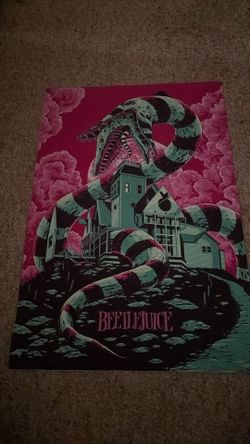 Beetlejuice tapestry
