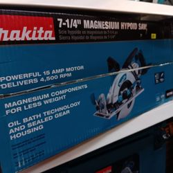 Makita New 71/4" magnesiun Hypoid Saw 