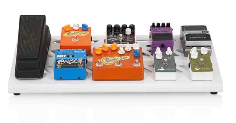 Gator Cases GPB-BAK-WH Large Pedal Board with Carry Bag - White