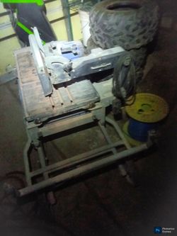 Wet tile table saw