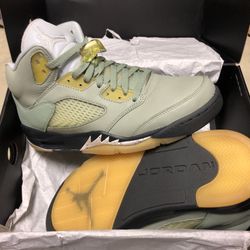 Nike Air Jordan 5 Jade Horizon Desert Sand New