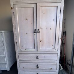 Beautiful Wood Armoire Dresser 