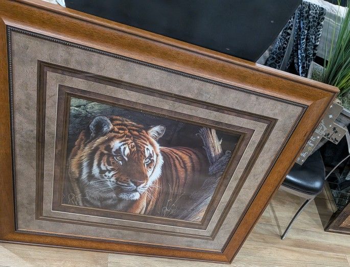 Beautiful Print Of Bengal Tiger/ Fine Art.