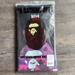 black and purple Bape tee 