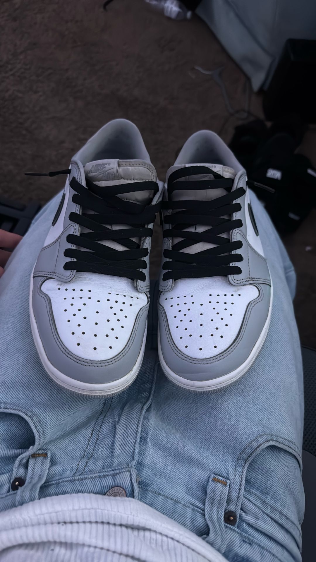 Black & Grey Jordan 1 Low