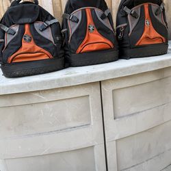 3 Klein back pack tool bags