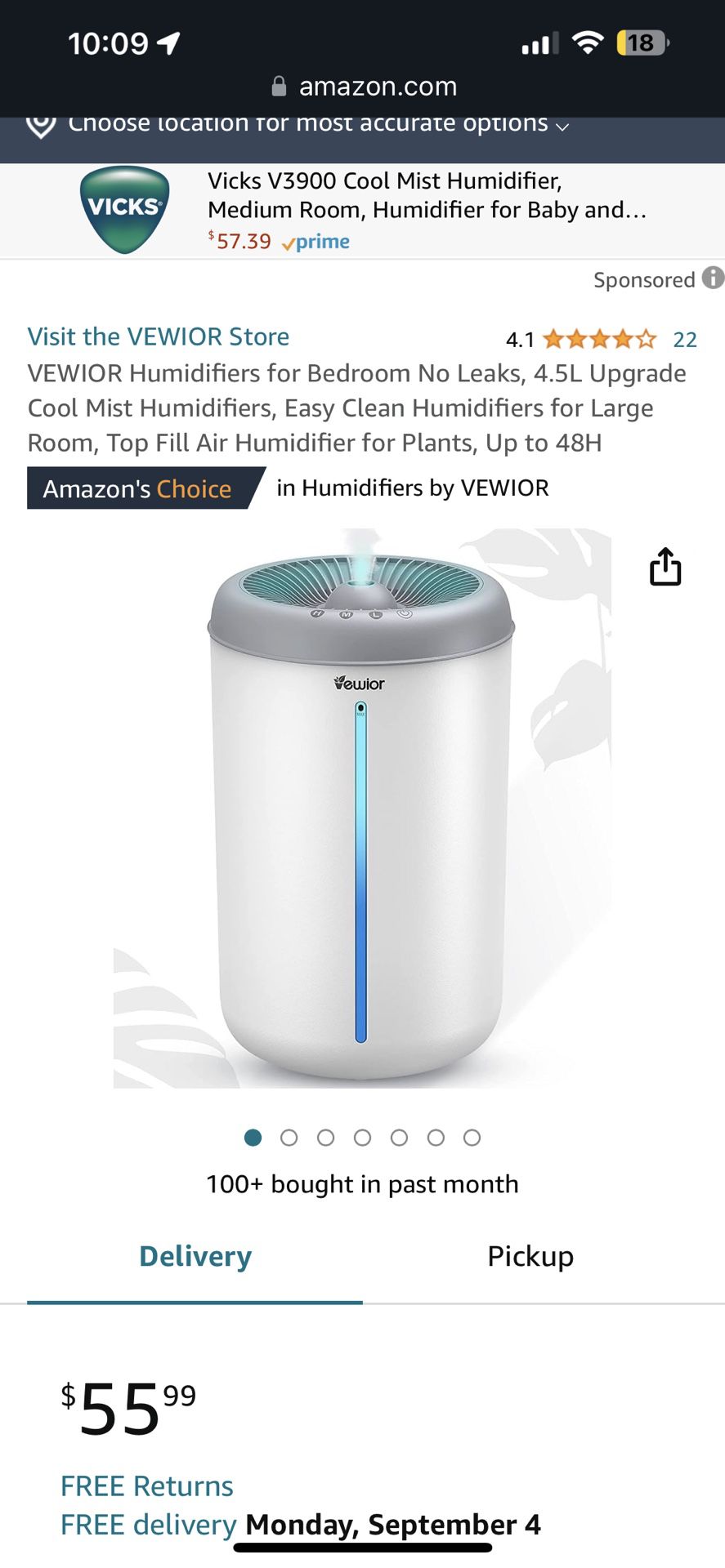 2 In 1 Function Humidifier 