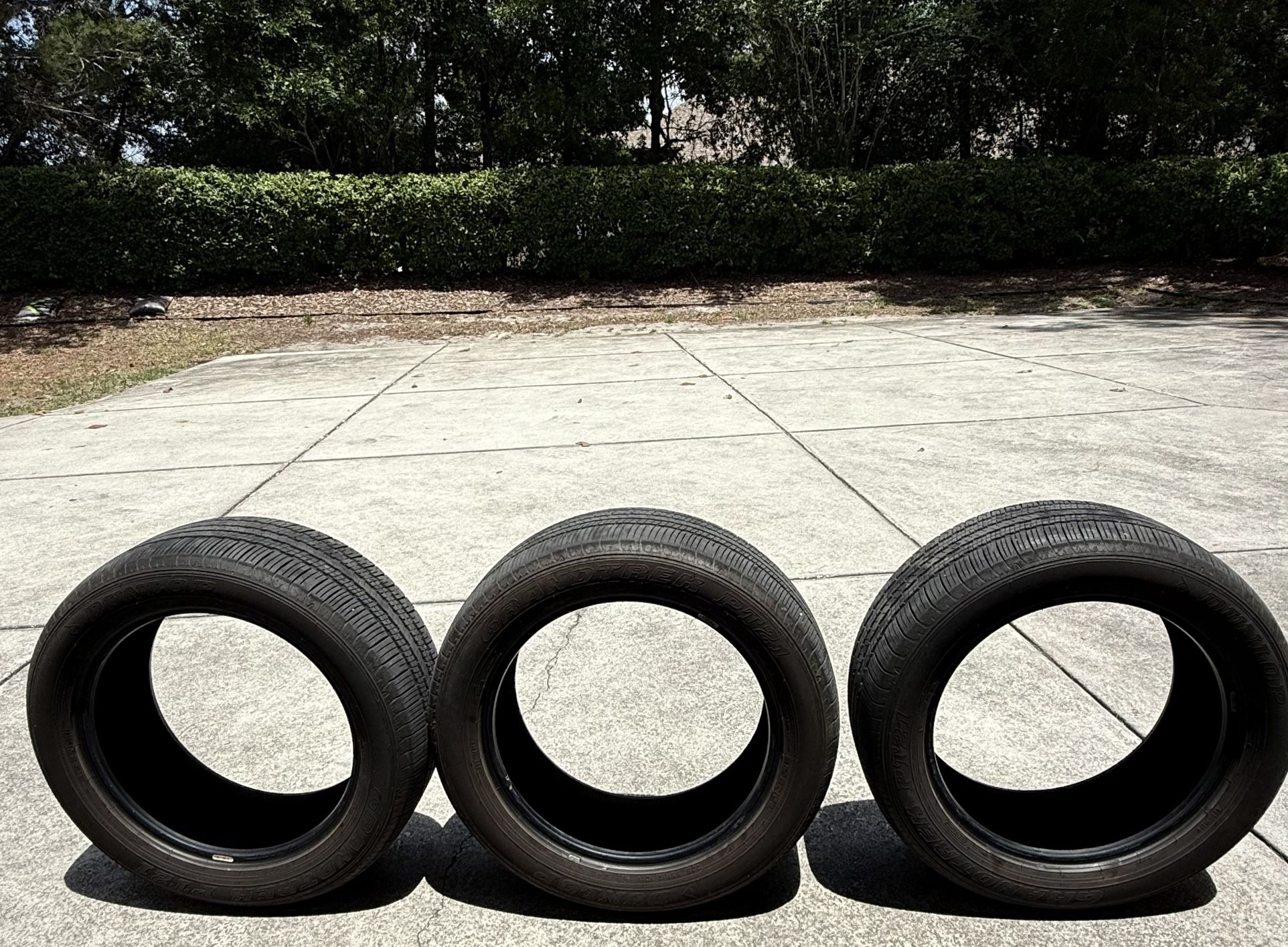 Dunlop Grand Trek PT 21 19” Tires (Set of 3) Only 8k Miles