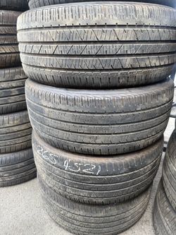Vendo 265-45-R21 las 4 llantas contientales por 170