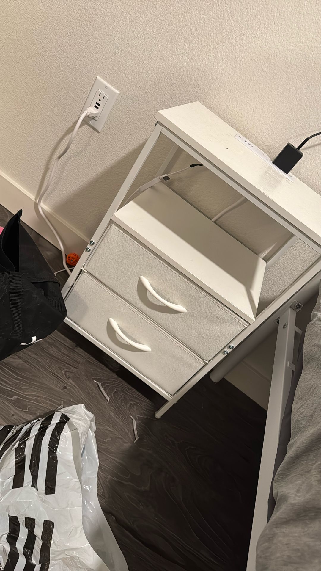 FREE! Nightstand With USB/USBC/and Power Plugs - Used