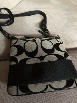 Black Coach Crossbody Purse